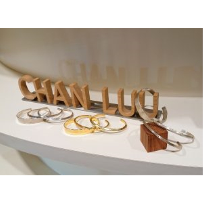 SALE】ラインパターン シルバーバングル ブレスレット CHAN LUU SALE】ラインパターン シルバーバングル ブレスレット CHAN LUU