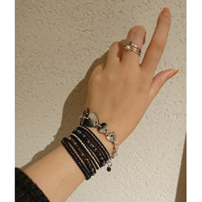 SALE】シャンパンダイヤモンド シルバーリング リング CHAN LUU