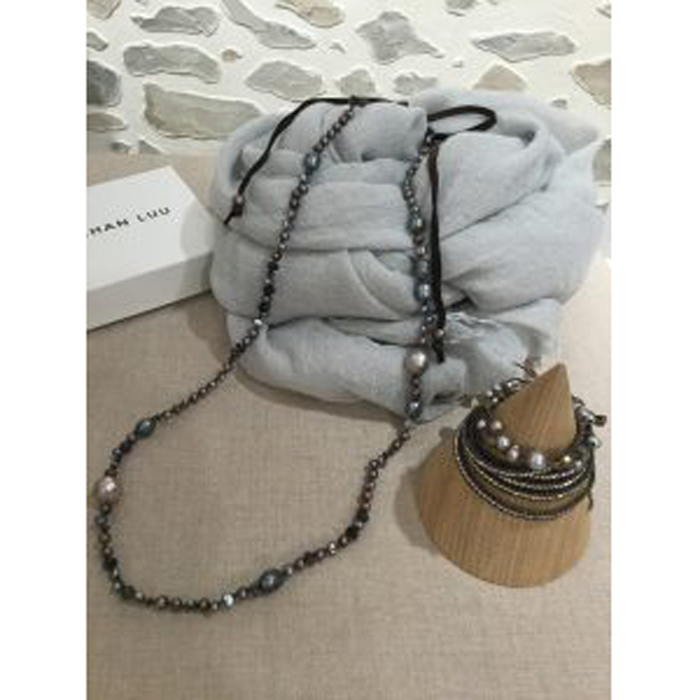 SALE】シルバーナゲット 5連ラップブレスレット ラップ